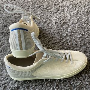 Rothy’s Lace Up Sneaker Diamond Twill